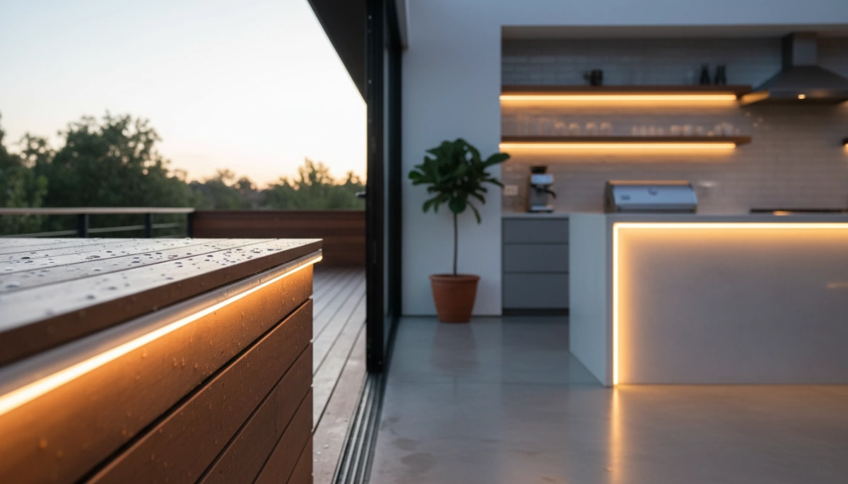 Waterproof LED Strip Lights for Outdoor & Indoor Use