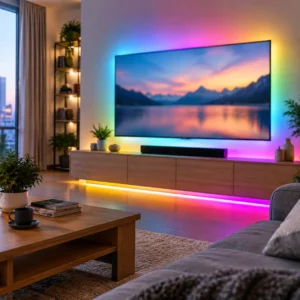 Smart ambient RGB LED strip lights lar